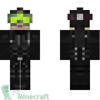 Aperçu de la skin Minecraft Sam Fisher - Splinter Cell