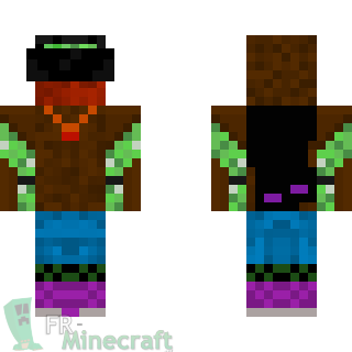 Aperçu de la skin Minecraft Ado creeper