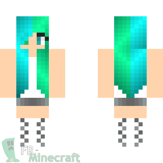 Aperçu de la skin Minecraft Fille