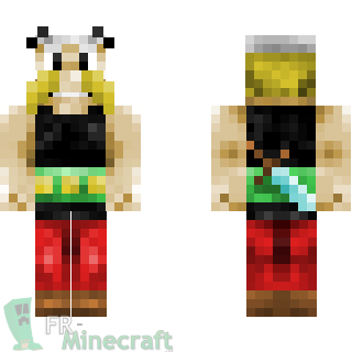 Aperçu de la skin Minecraft Asterix