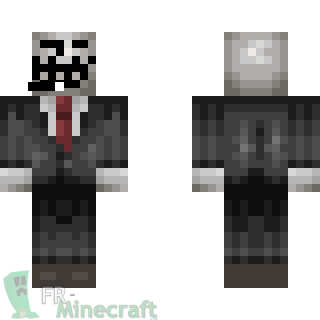 Aperçu de la skin Minecraft Troll en costume