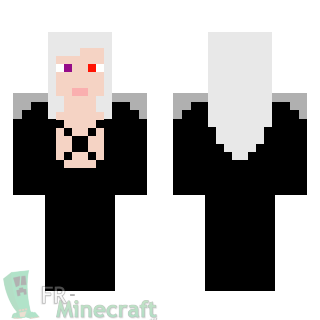 Aperçu de la skin Minecraft Sephiroth - Final Fantazy