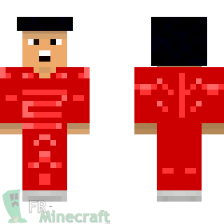 Aperçu de la skin Minecraft Bruce Lee