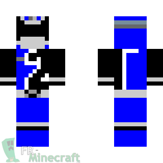 Aperçu de la skin Minecraft Deka blue (Tokusō Sentai Dekaranger)