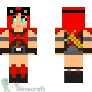 Aperçu de la skin Minecraft Eika