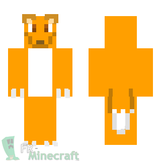 Aperçu de la skin Minecraft Renard