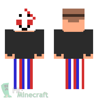 Aperçu de la skin Minecraft Homme masqué Purge