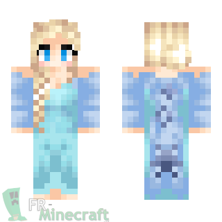 Aperçu de la skin Minecraft Reine des neiges