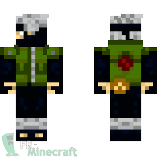 Aperçu de la skin Minecraft Kakashi - Naruto