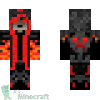 Aperçu de la skin Minecraft Assassin du feu