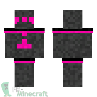 Aperçu de la skin Minecraft Chevalier de l'Espace rose