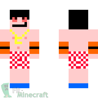 Aperçu de la skin Minecraft Kéké Des plages 