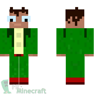 Aperçu de la skin Minecraft Hermes - Futurama