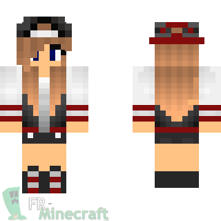 Aperçu de la skin Minecraft La Fille Swagg