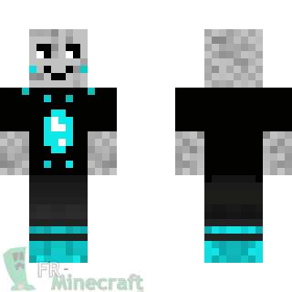 Aperçu de la skin Minecraft Robot Diamant