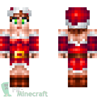 Aperçu de la skin Minecraft Mère Noël