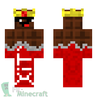 Aperçu de la skin Minecraft Roi du chocolat