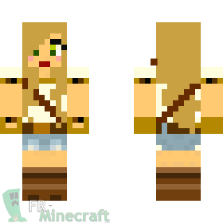 Aperçu de la skin Minecraft Fille Aventurière 