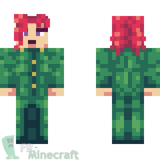 Aperçu de la skin Minecraft Noriaki Kakyoin - JoJo's Bizarre