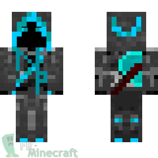 Aperçu de la skin Minecraft Diamond assassin