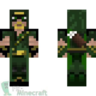 Aperçu de la skin Minecraft Oliver Queen - Arrow