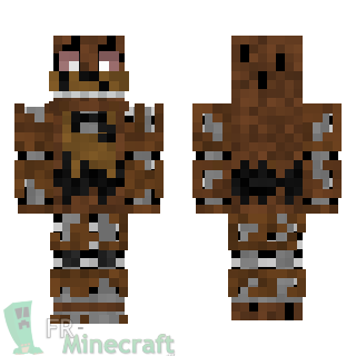 Aperçu de la skin Minecraft Freddy Fazbear - FNaF