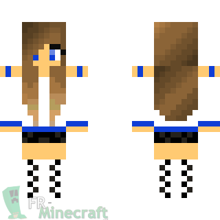 Aperçu de la skin Minecraft Fille