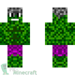 Aperçu de la skin Minecraft Hulk - L'incroyable Hulk