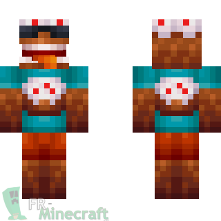 Aperçu de la skin Minecraft Gateau cool