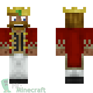 Aperçu de la skin Minecraft Roi déchu - Parodie de Capitain Sparklez