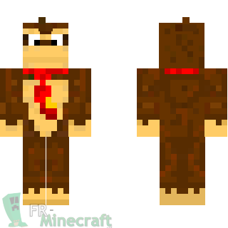 Aperçu de la skin Minecraft Donkey Kong