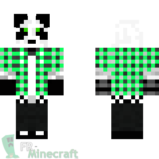 Aperçu de la skin Minecraft Panda