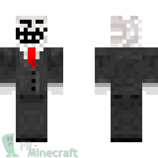 Aperçu de la skin Minecraft Troll Face