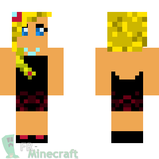 Aperçu de la skin Minecraft fille 