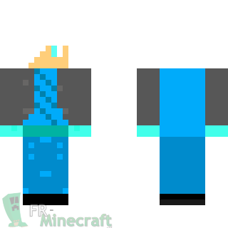 Aperçu de la skin Minecraft Ezreal de glace