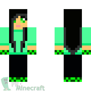 Aperçu de la skin Minecraft The Creeper Infection Day 1