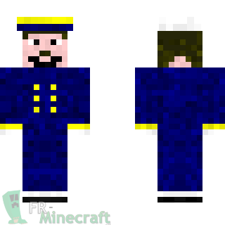 Aperçu de la skin Minecraft Officier marin