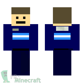 Aperçu de la skin Minecraft Police Municipale