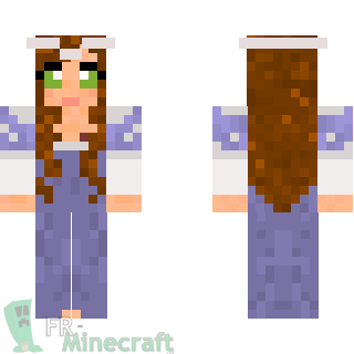 Aperçu de la skin Minecraft Ange bleu