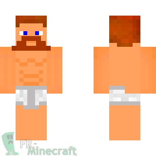 Aperçu de la skin Minecraft Homme en slip