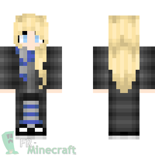 Aperçu de la skin Minecraft Luna Lovegood - Harry Potter