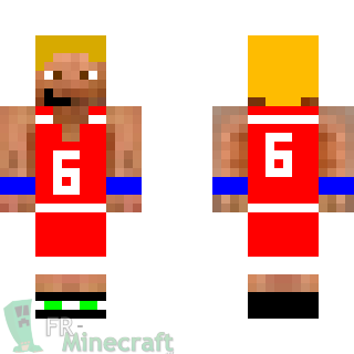 Aperçu de la skin Minecraft Basketteur