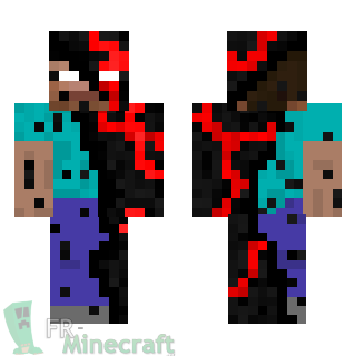 Aperçu de la skin Minecraft Steve Demon