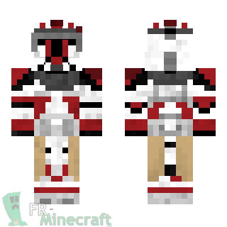 Aperçu de la skin Minecraft Commandant Tagger - Star Wars The Clone Wars