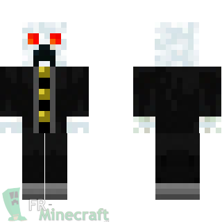 Aperçu de la skin Minecraft Glace en costume