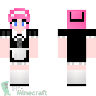 Aperçu de la skin Minecraft Fille serveuse