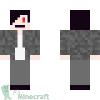 Aperçu de la skin Minecraft Demon Salvatore - Vampire Diaries