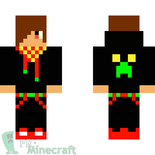 Aperçu de la skin Minecraft The D4rk Boy