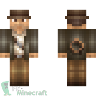 Aperçu de la skin Minecraft Indiana Jones