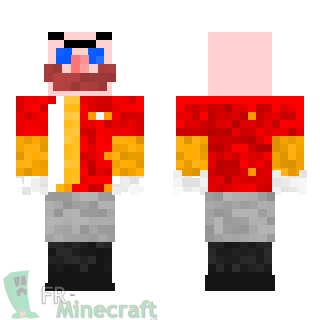 Aperçu de la skin Minecraft Dr.Eggman - Sonic Boom